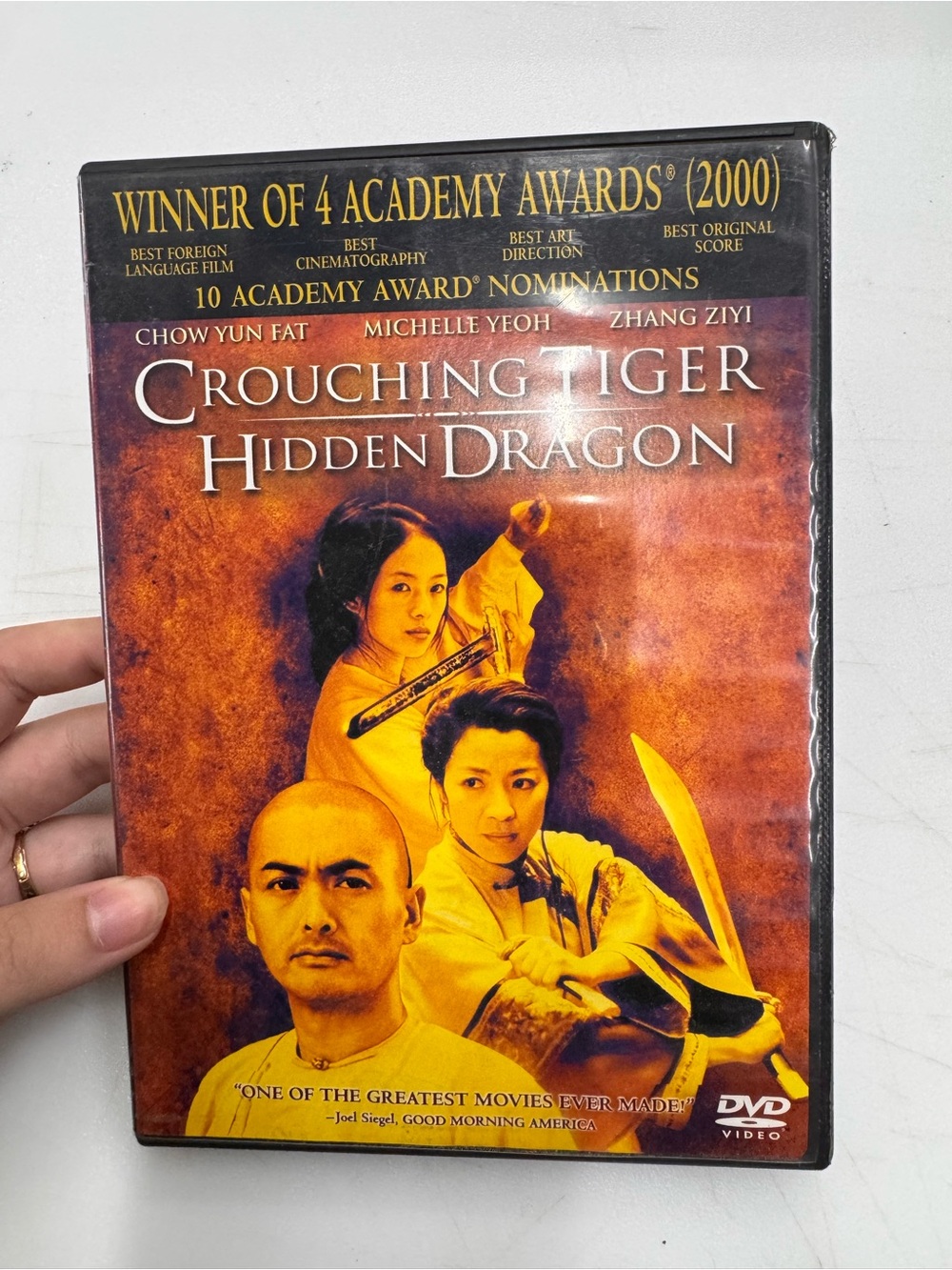 Crouching Tiger, Hidden Dragon (DVD, 2000) Disc Tested Working